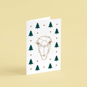 Greeting Card - Sweet Christmas Camel